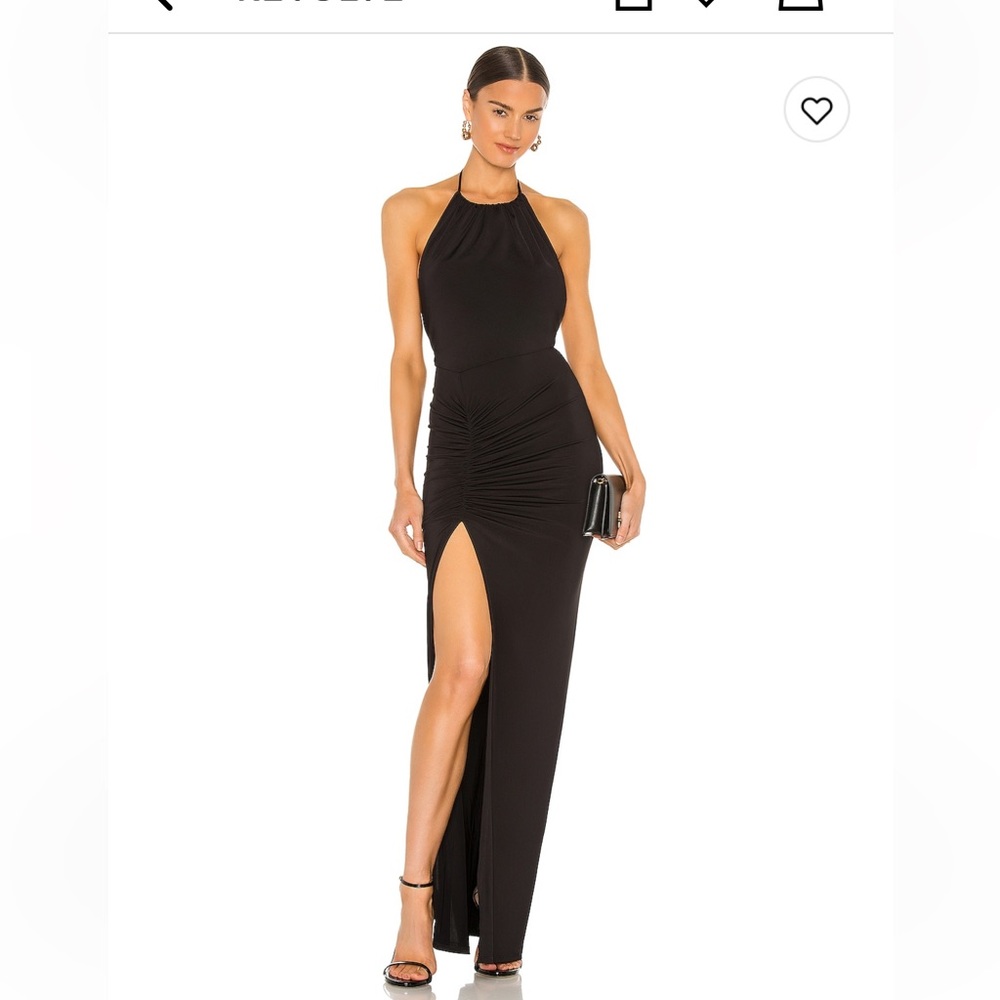 Michael Costello Black Cocktail Dress